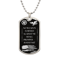 Divine Protection Flag Tag – A Personalized Reminder Of Courage and Legacy