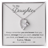 To My Daughter - Forever Love Necklace